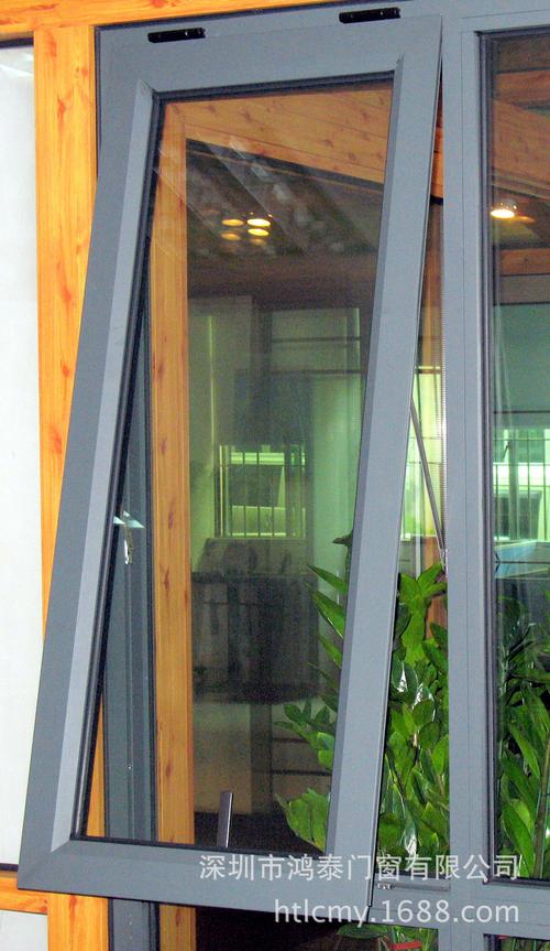 ①:ht55系列下悬窗:四,鸿泰铝合金门窗产品系列展示:从铝型材,壁厚
